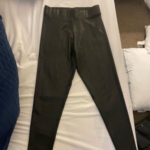 Top shop faux leather leggings
